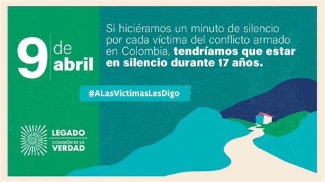 Comisión de la Verdad on Twitter Si hiciéramos un minuto de silencio