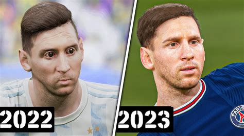 EFootball 2023 Vs EFootball 2022 Comparison Graphics Player