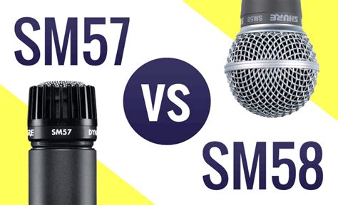 SM57 vs SM58: Which Microphone is Better?