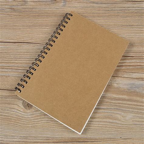 Vintage A5 Kraftpapier Notebook Spiraal Spoel Dail Grandado