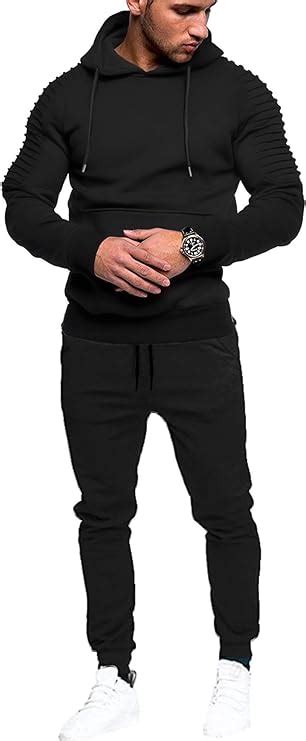 Coofandy Men S Tracksuit 2 Piece Hoodie Sweatsuit Sets Casual Jogging Athletic Suits At Amazon