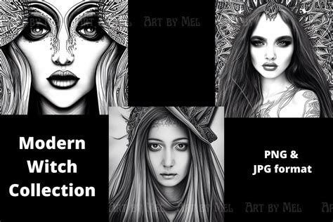 Modern Witch Collection Graphic by Art by Mel · Creative Fabrica