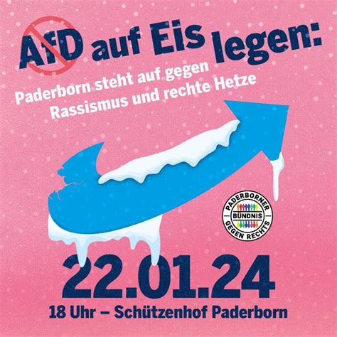 Afd Auf Eis Legen Gemeinsam Gegen Rassismus Und Rechte Hetze B Ndnis