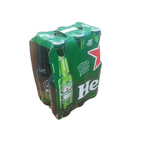 Cerveja Heineken Long Neck Pack 6 Unidades 330ml Pontofrio