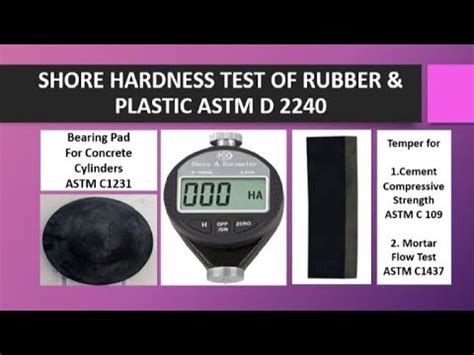 Shore Hardness Test Of Rubber ASTM D 2240 YouTube