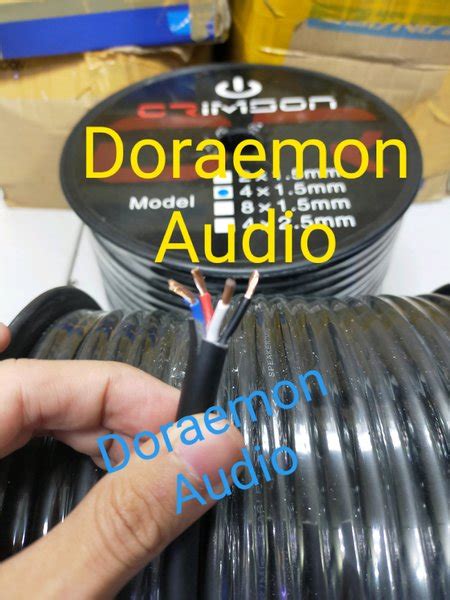 Jual Kabel Speaker Crimson Isi 4 X 1 5mm 100m Di Lapak Golden Bless