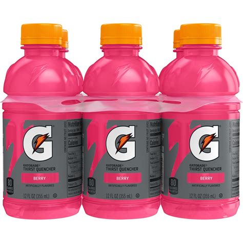 Gatorade Berry Sports Drink Bottles 6 Ct 12 Fl Oz Shipt