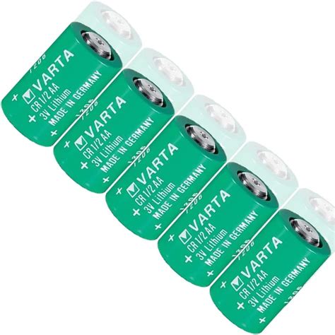 Amazon Pack Of 5 CR1 2AA 3V 950mAh Lithium Battery For VARTA CR1