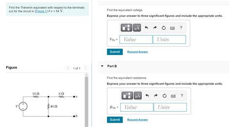 Solved Find The Thevenin Equivalent With Respect To The Terminals A