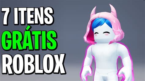 Corre Como Pegar 7 Itens GrÁtis No Roblox Youtube