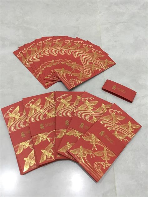 Scb Standard Chartered Bank Ang Pow Red Packet Hong Bao Year Of