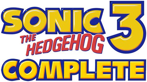 Sonic 3 Complete Logo 1 by SamBox436 on DeviantArt