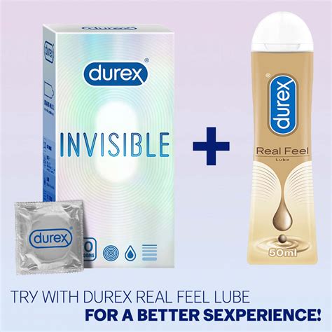 Buy Durex Invisible Super Ultra Thin Condoms For Men S Online Get