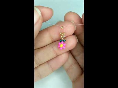 Como fazer anel flor de miçangas passo a passo Beads ring Beaded