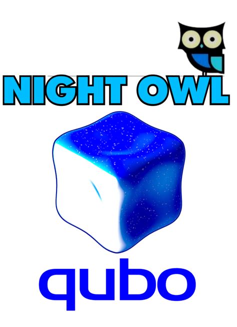 Qubo Night Owl logo (2023-) by Adrick00 on DeviantArt