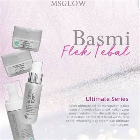 Jual PAKET MS GLOW ULTIMATE SERIES PLUS SCARLETT Paket Ms Glow Flek