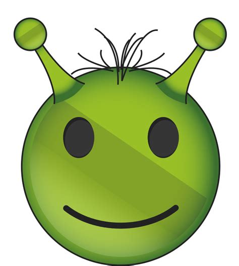 Green Smiley Face Png