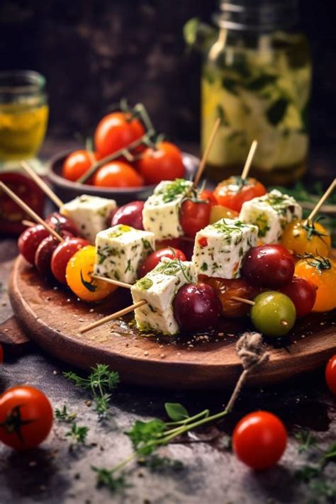 Mediterranes Gemüse Fingerfood Leckere kalte Snacks für jede Party