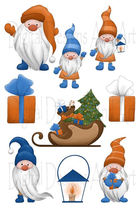 Christmas Dwarfs By DigitalDesignsAndArt TheHungryJPEG