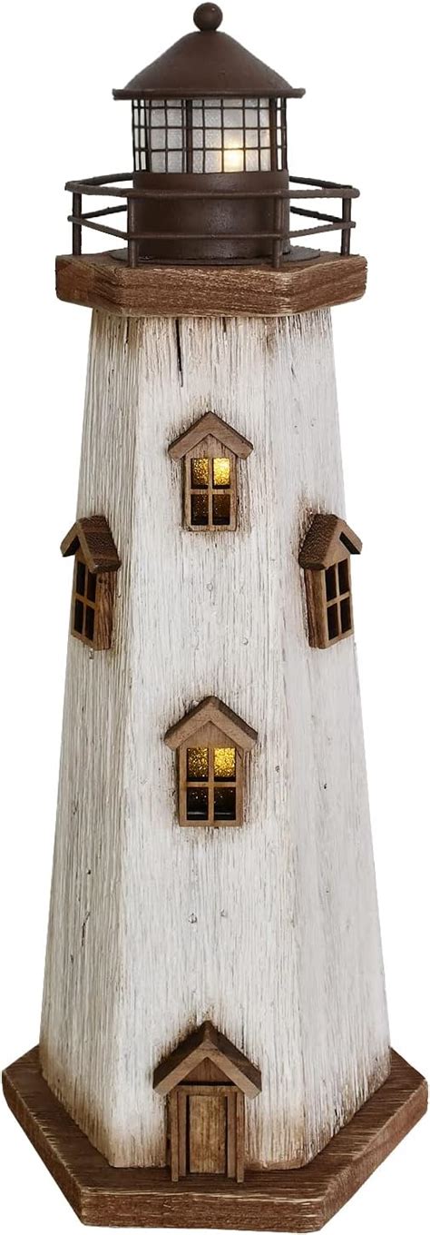 Amazon Morning View Wooden Lighthouse Decoration Nautical Decor