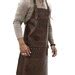 Distressed Leather Apron Black Full Grain Leather Butchers Etsy