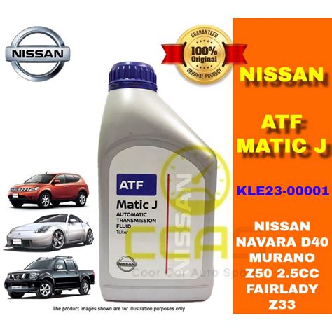 100 ORIGINAL Nissan ATF Matic J Matic J 1L Navara Elgrand Murano