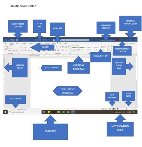 EXERCISE 1 PARTS OF THE MICROSOFT WINDOW