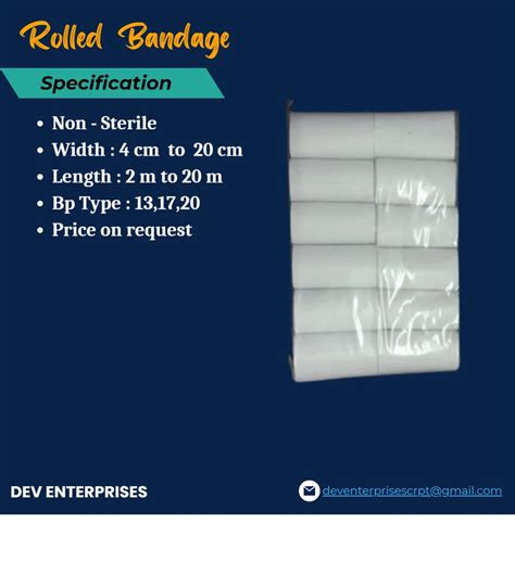 White Cotton Bandage Roll For Hospital Bandage Size 6 Inch At Rs 75