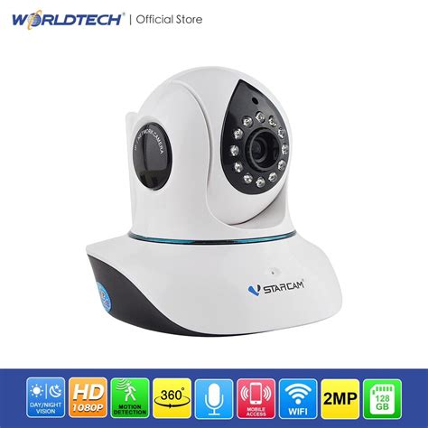 VStarCam กลองวงจรปดไรสาย WiFi IR Cut P T IP Camera 1080P รน C26S