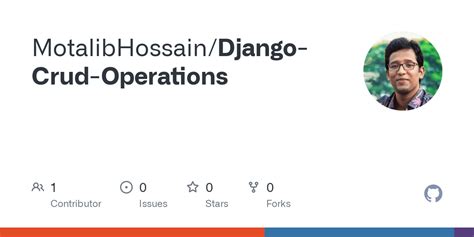 Github Motalibhossain Django Crud Operations