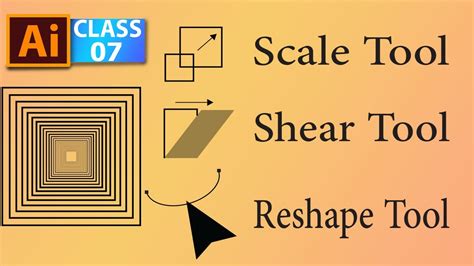 Adobe Illustrator Training Class Scale Tool Shear Tool And