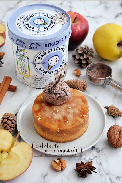 Crostatine Di Mele Caramellate E Gelato Alla Stracciatella Ad