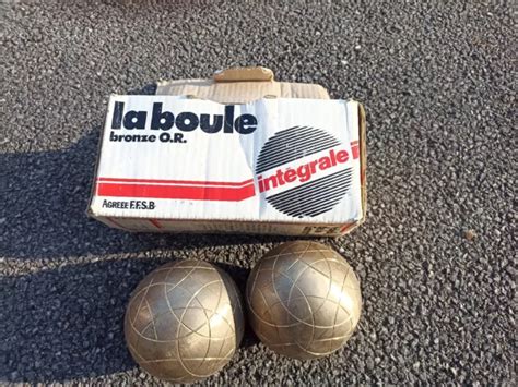 Boules De P Tanque Lyonnaises La Boule Int Grale Bronze O R Diam