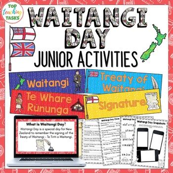 Waitangi Day Junior Activity Pack by Top Teaching Tasks | TpT