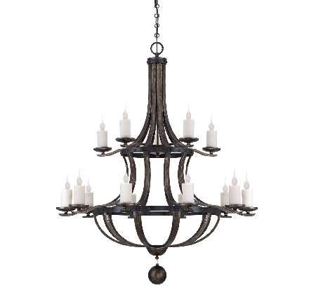 Savoy House Alsace 1 9533 15 196 Reclaimed Wood Chandelier Wood