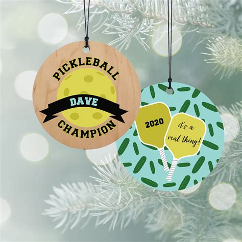 Personalized Pickleball Christmas Ornament - Personalized Christmas ...