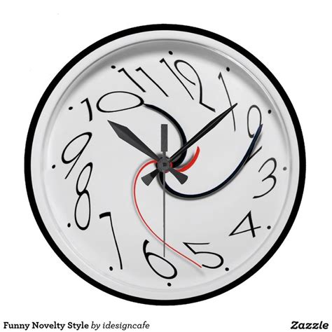 Funny Novelty Style Wall Clocks - Large Clock