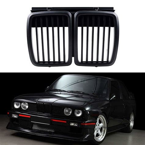 Black Front Grills Kidneys For Bmw E Series M In Grills