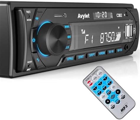 RDS Autoradio Bluetooth Freisprecheinrichtung Lifelf 1 DIN Radio