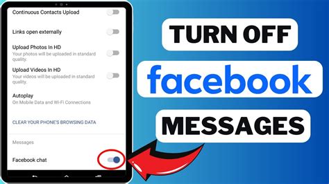 How To Turn Off Message Option On Facebook Full Guide Youtube