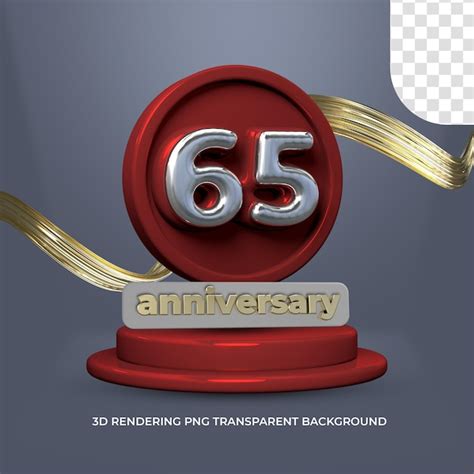 Premium Psd Celebration Anniversary Poster Template D Render