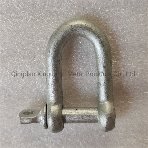 Galvanized Shackle Type D Shackle Heavy Duty Galvanized Steel Forged