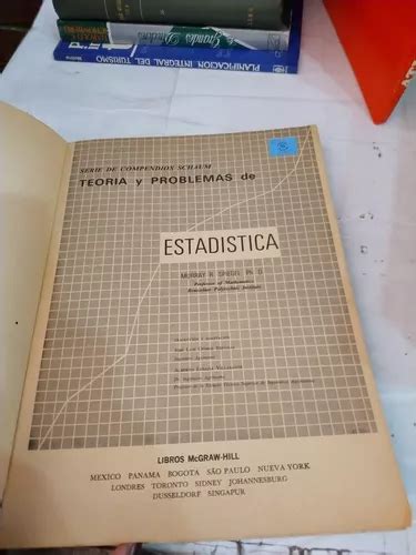 Estadística Teoría Y 875 Problemas Resueltos Murray Spiegel 250 en