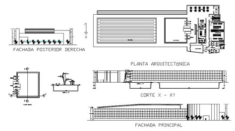 Olympic diving pool and sports center elevation, section and plan details dwg file - Cadbull