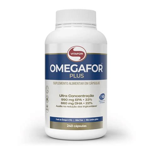 Omegafor Plus Ômega 3 Rico DHA EPA 240 Caps Vitafor SOU DE GAIA Sua