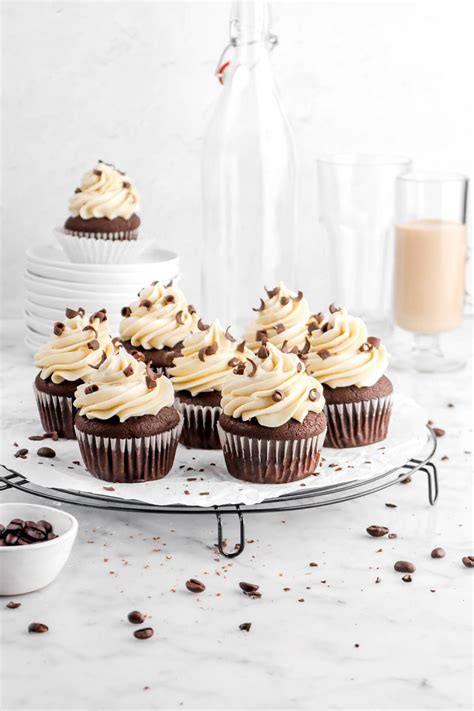 Chocolate Espresso Cupcakes With Irish Cream Frosting Bakers Table