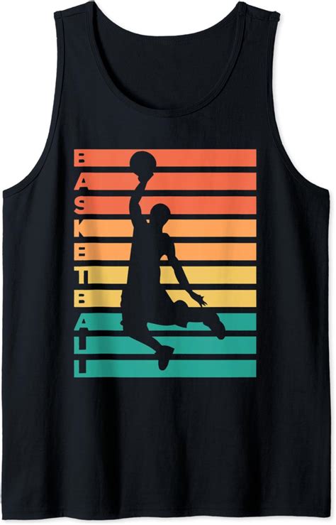 Amazon.com: Retro Vintage Basketball Gift For Basketball Players Tank ...