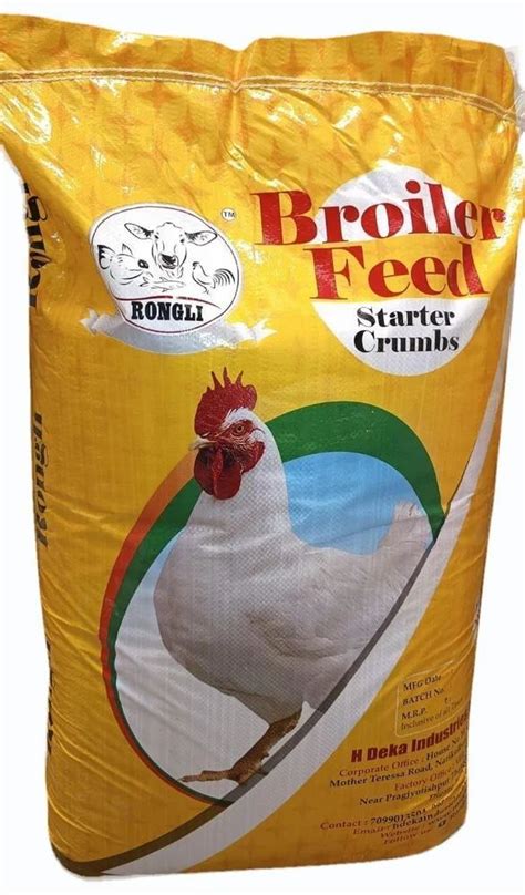 Broiler Feed Starter Crumble Packaging Type Hdpe Bag Packaging Size