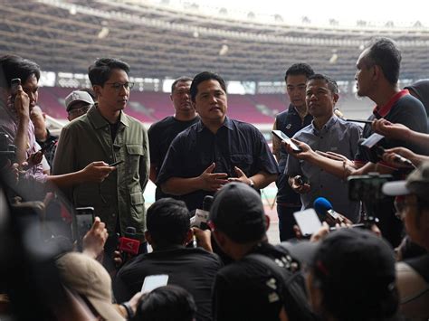 Ranking FIFA Timnas Indonesia Alami Penurunan Erick Thohir Sesuai