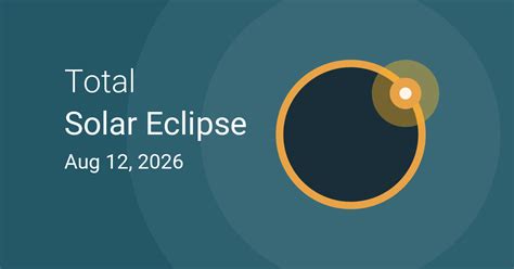 Total Solar Eclipse on August 12, 2026